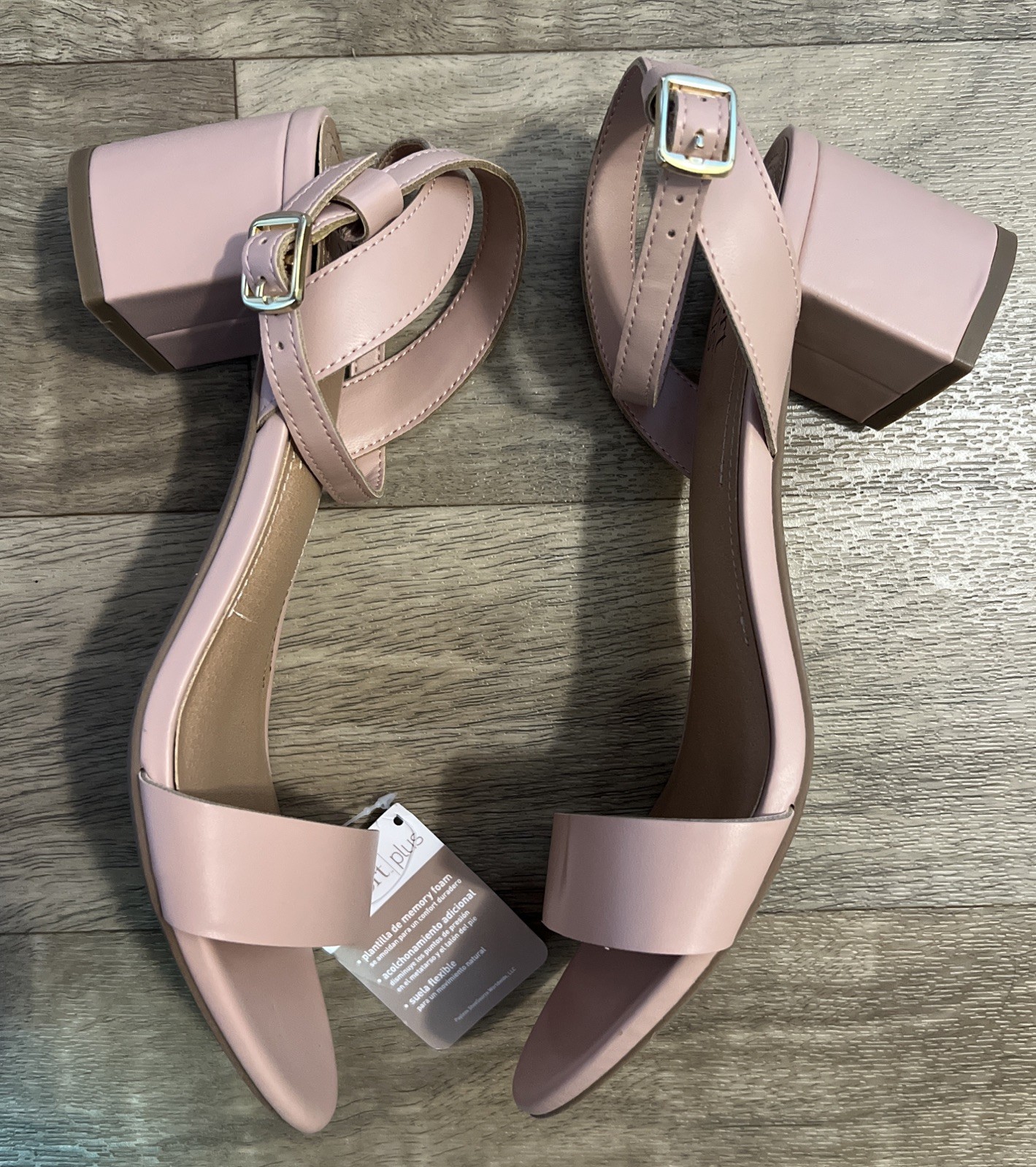 Comfort Plus by Predictions flat sandals with memory foam and a flexible sole