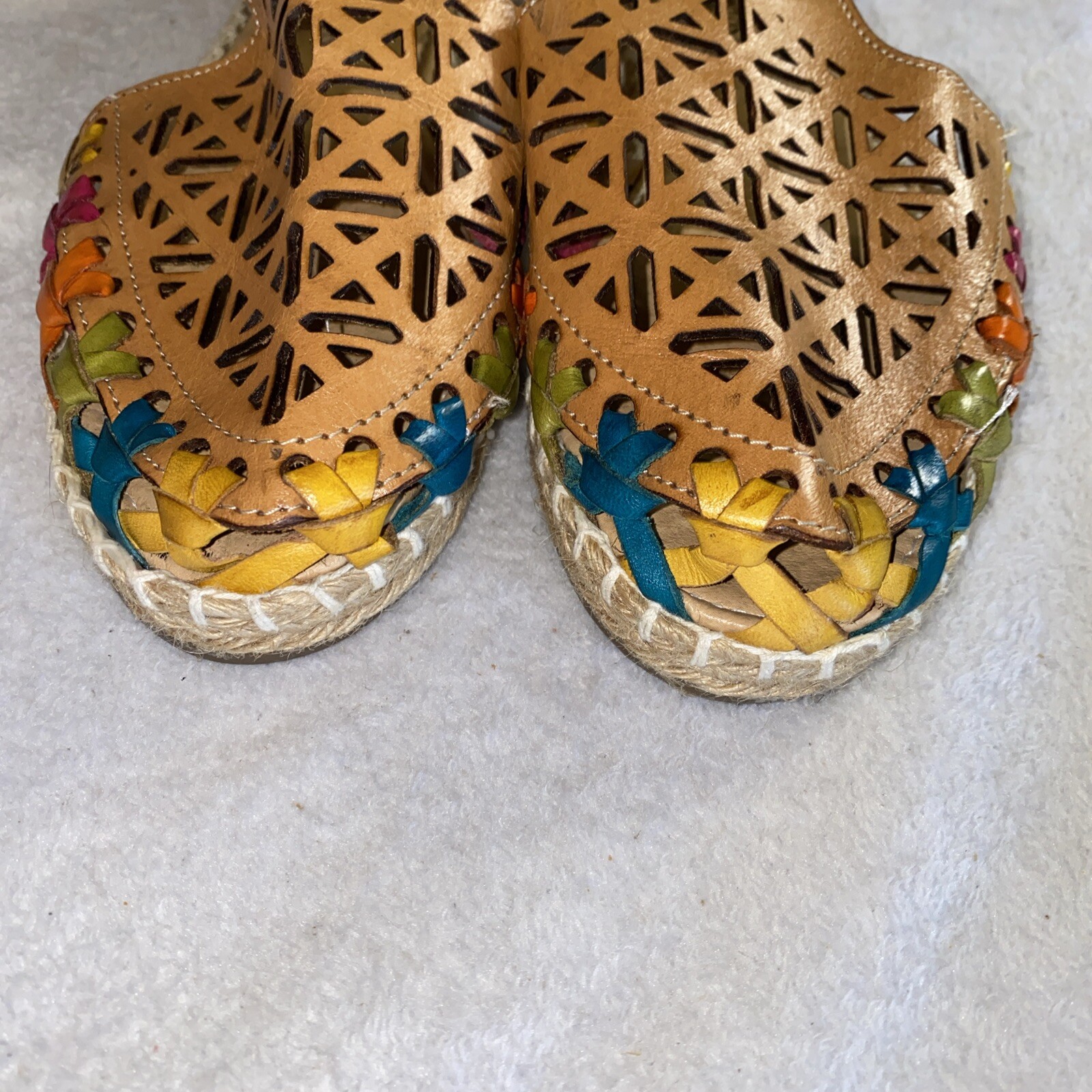 Galzado Artesanal Huarashytos Huaraches Women (Unknown Size) Mexico Sandals Tan