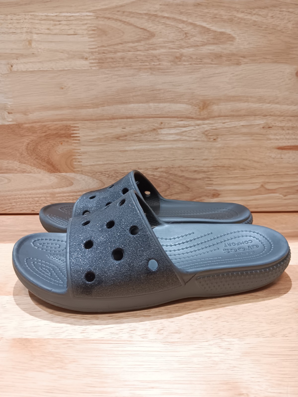 Crocs Classic Slide Sandal Black size Men 4/ Women 6