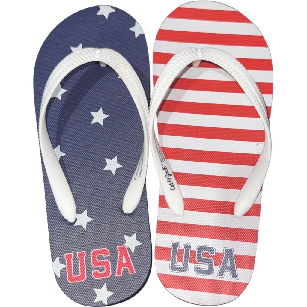 Cat & Jack USA Flag Flip-Flops