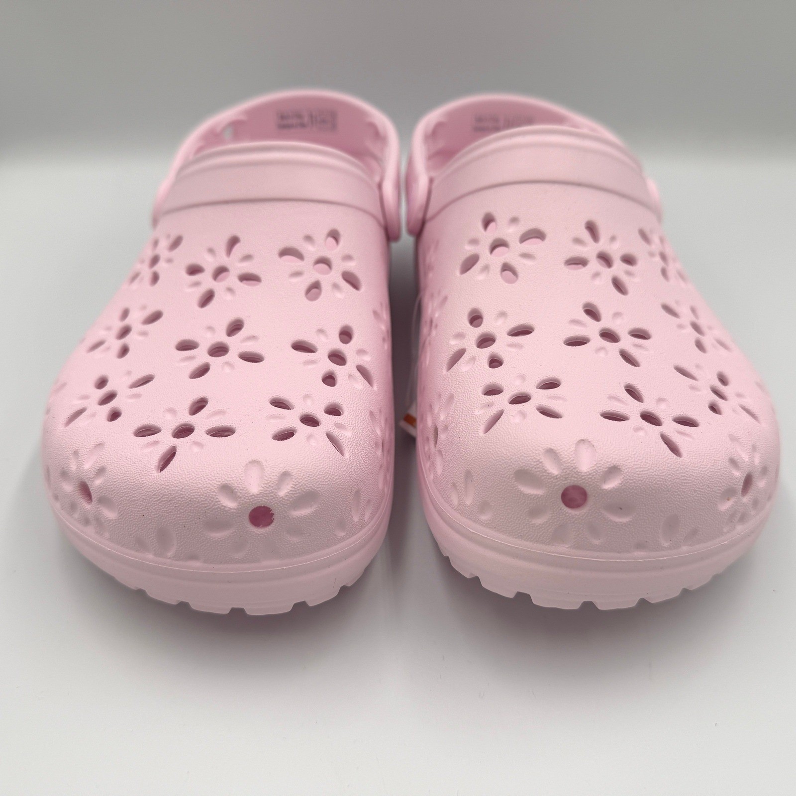 Crocs Classic Floral Cut Out Clog M8/W10 Pink 210927-6ZW **NEW**
