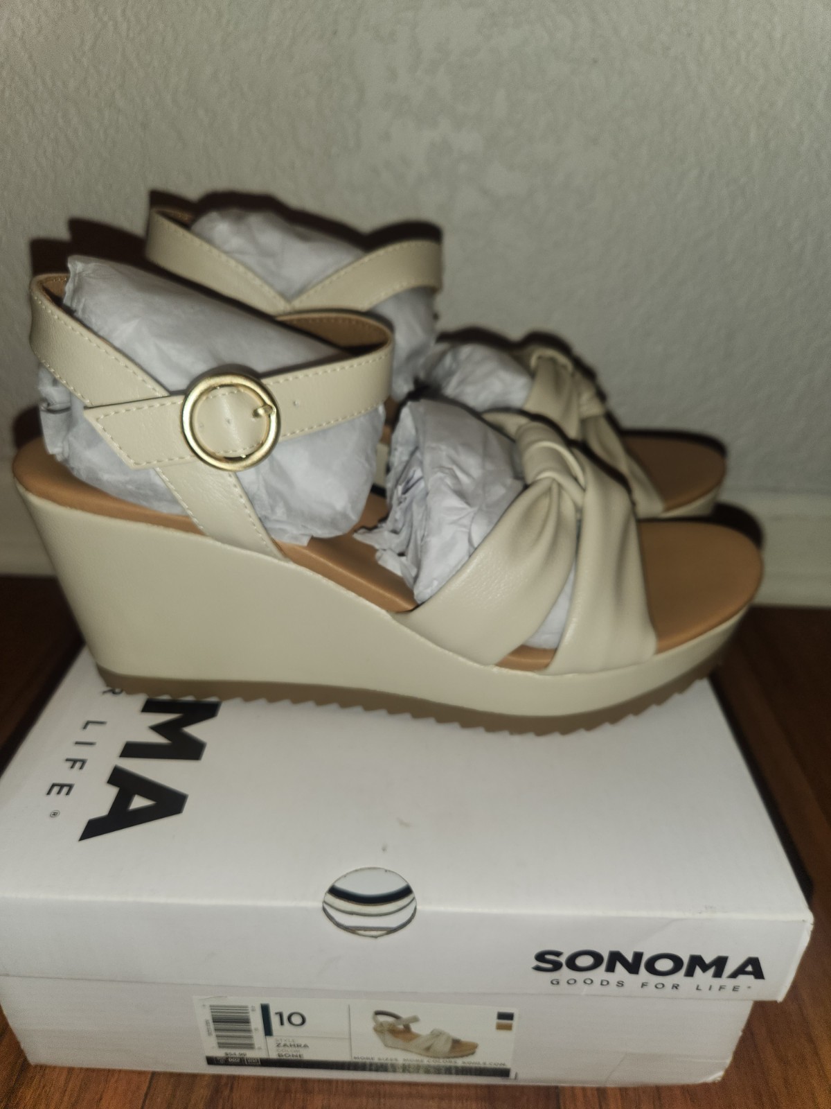 Women’s Chic Bone Knot Wedge Sandals