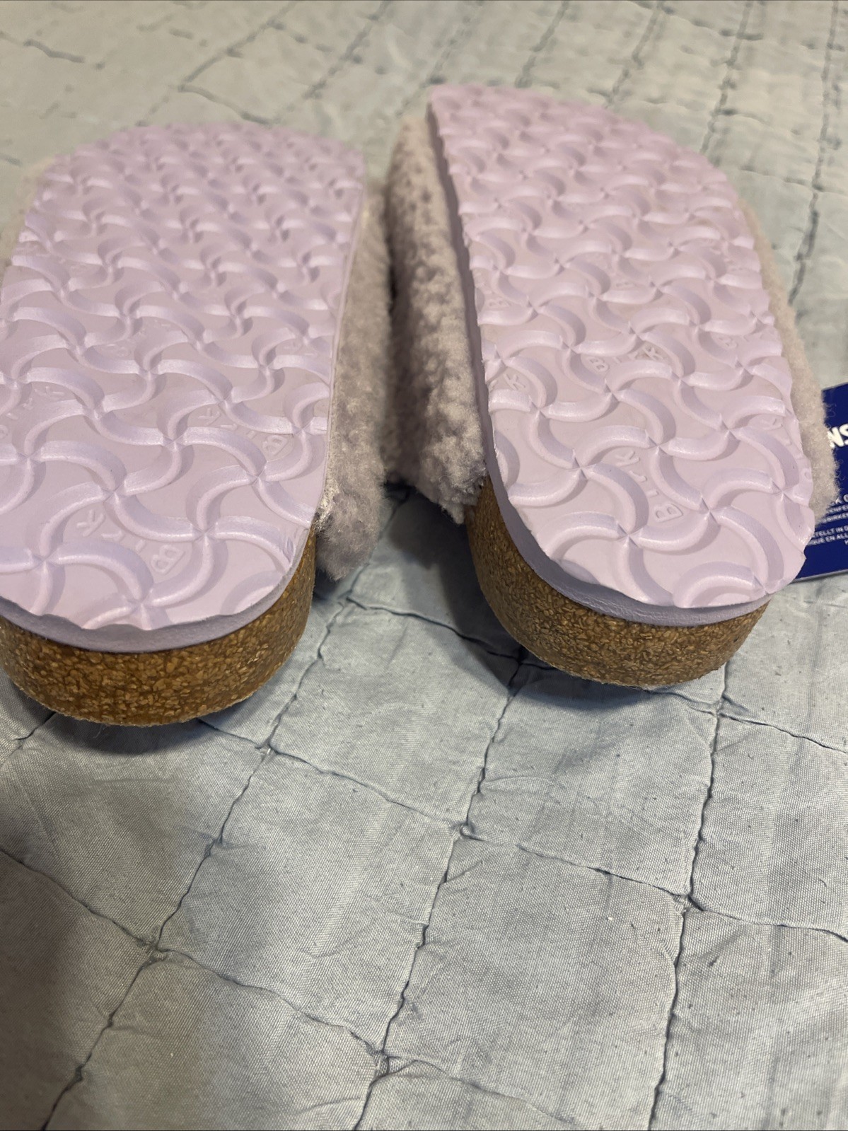 BIRKENSTOCK WOMANS ARIZONA SHERLING PURPLE FOG 40 L9 M7