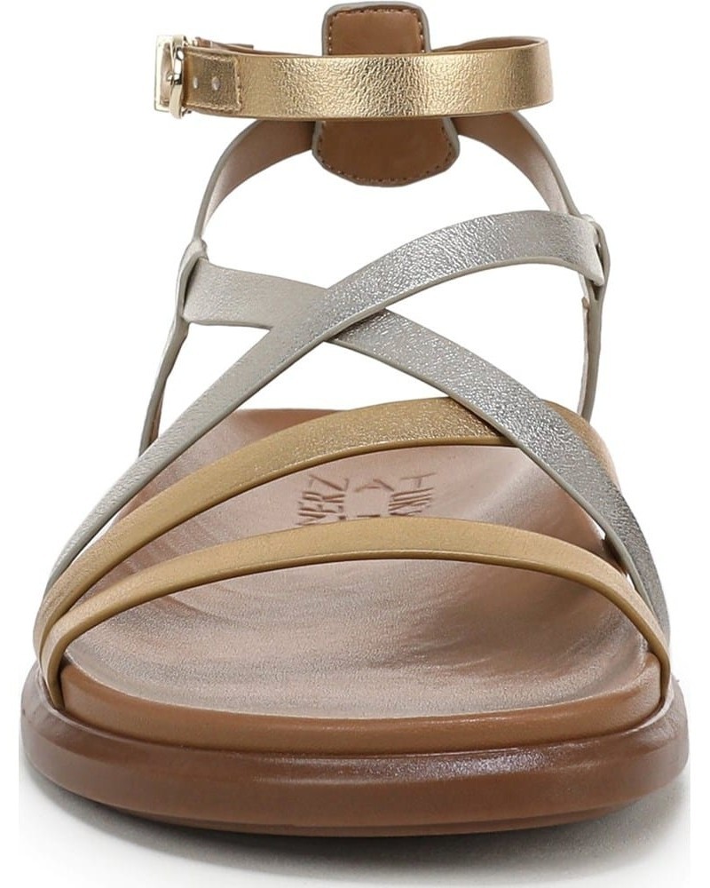 Naturalizer Fame Women’s Metallic Multi Sandals NW/OB 8M