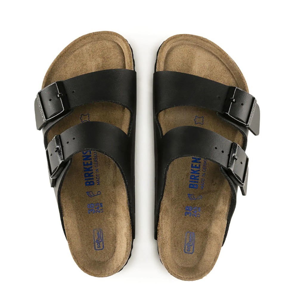 Birkenstock Unisex Arizona Birko-Flor Black Sandals Select Size