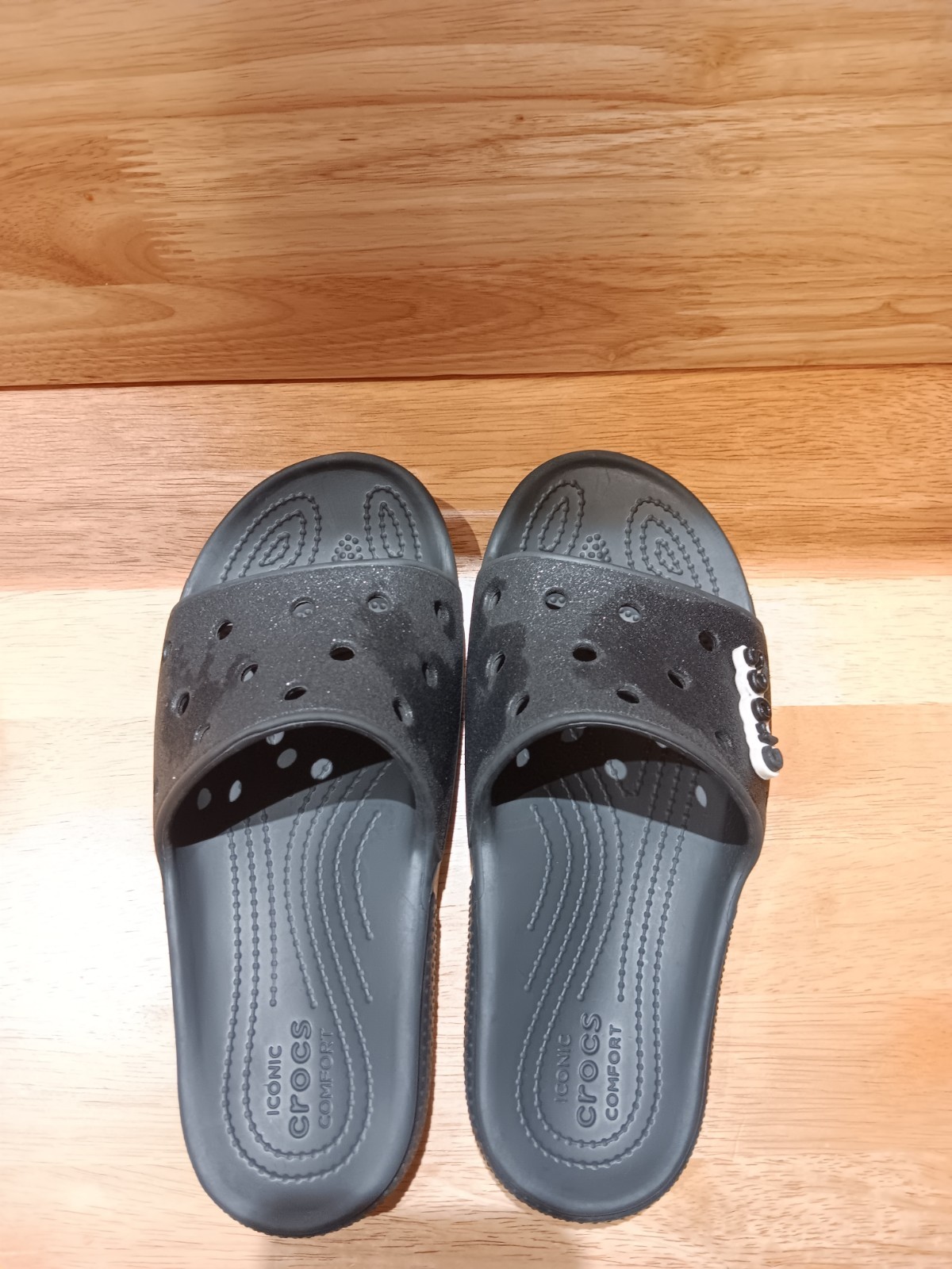 Crocs Classic Slide Sandal Black size Men 4/ Women 6