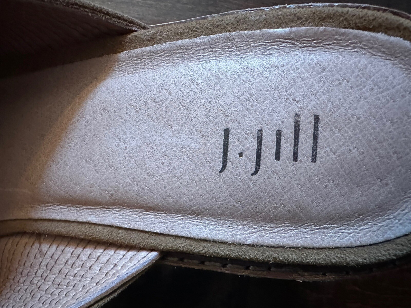 J Jill Sandals Camel Slide On Shoes Sz 8 Casual Summer Spring Business Travel