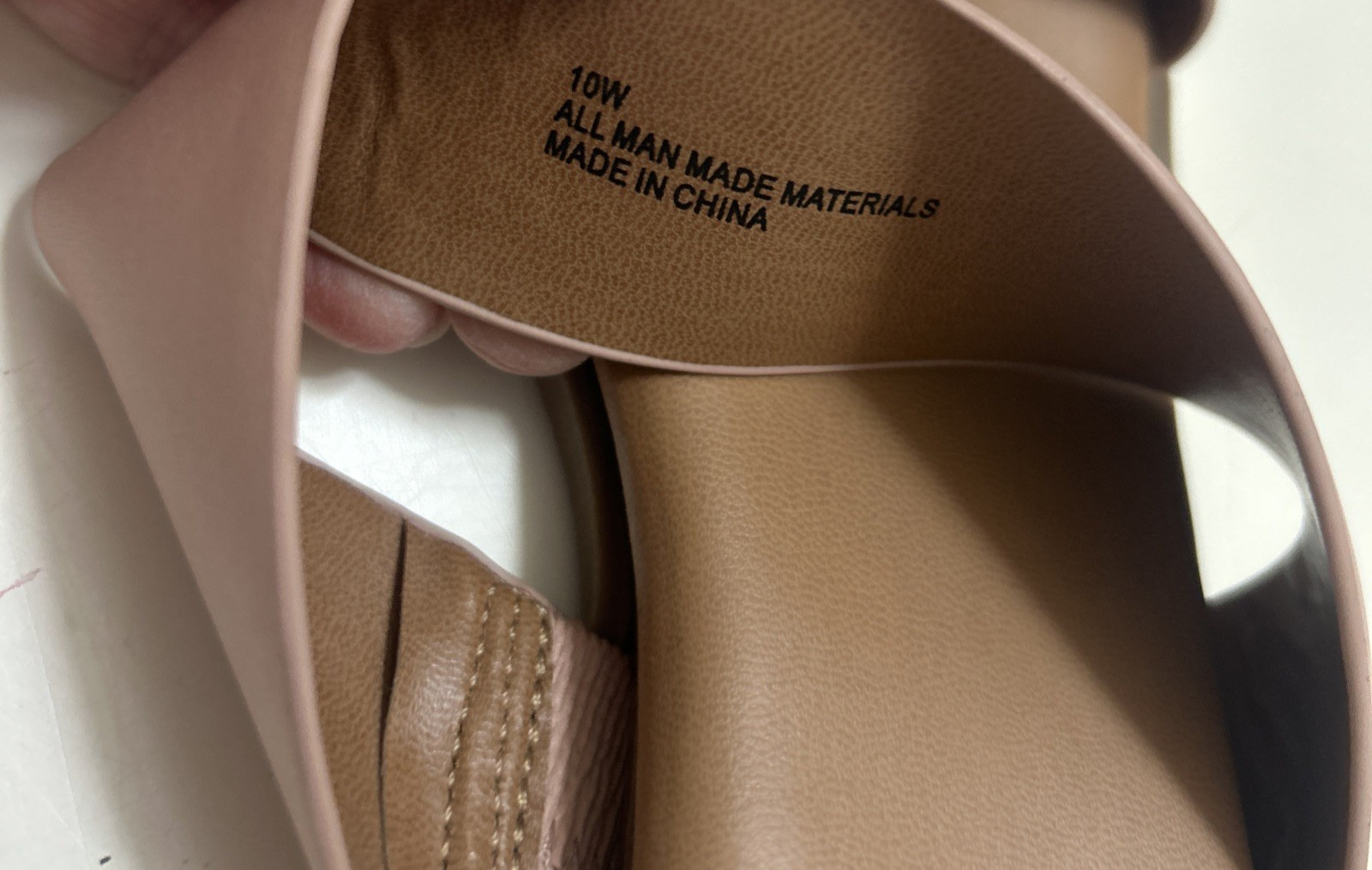 Lane Bryant Women’s Size 10W Blush Sandals Slides VGC