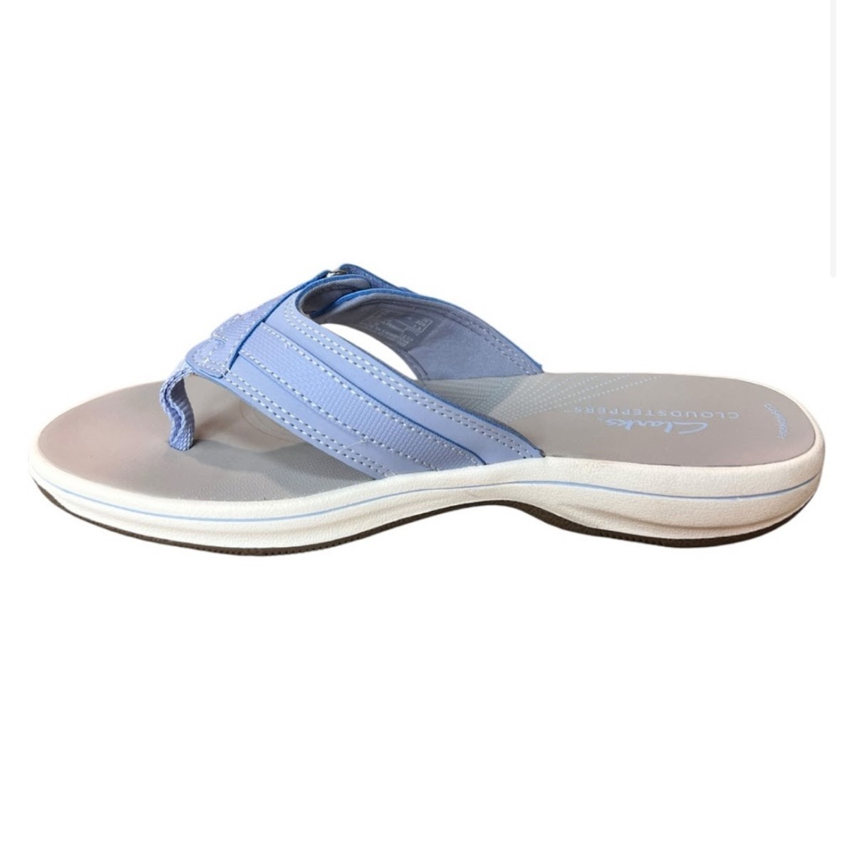 Clarks Cloudsteppers Womens Breeze Sea Flip Flops US Size 8 LAVENDER New in Box