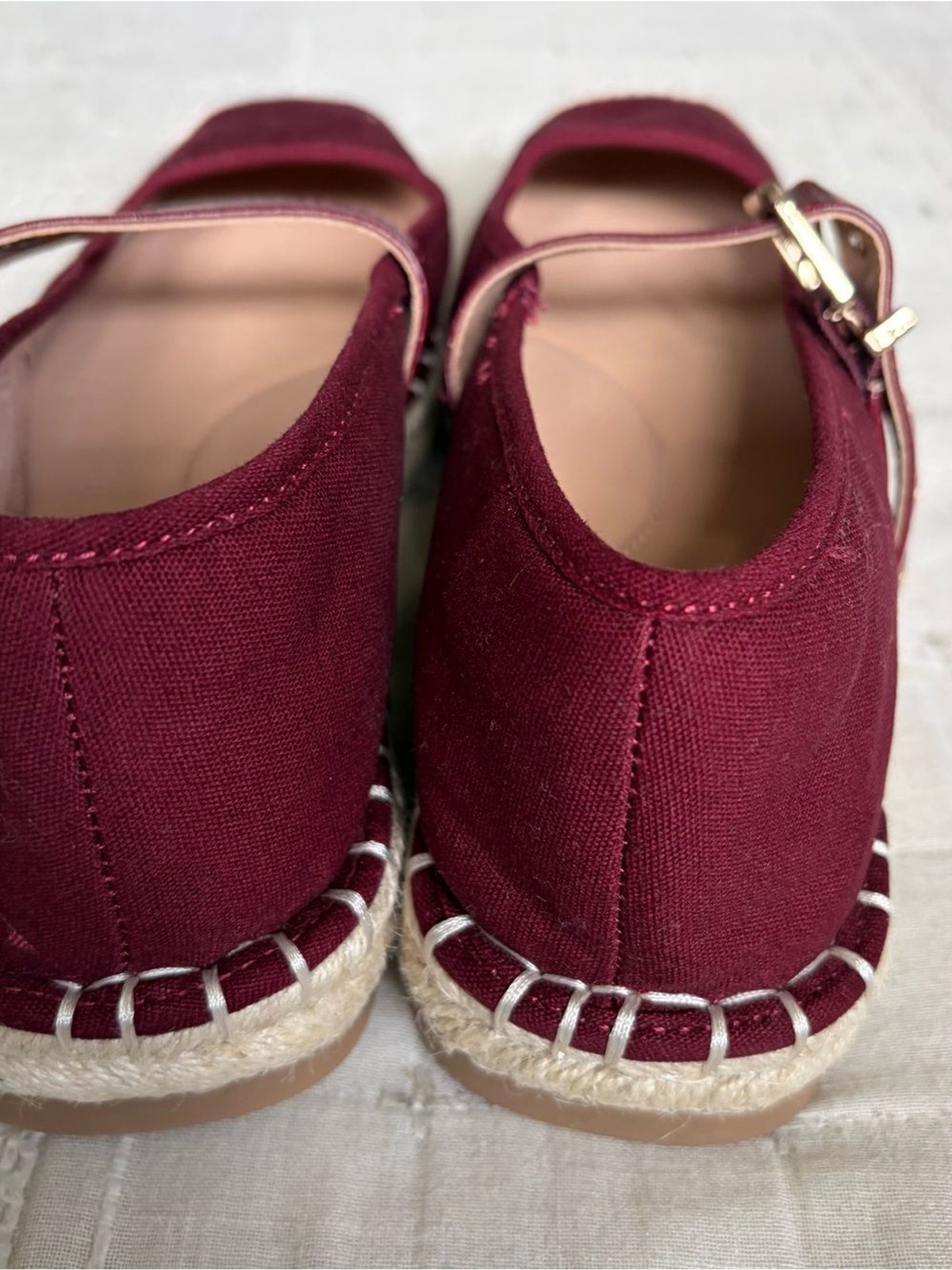 Times and tru Women’s Burgundy Mary Jane Espadrille size 8