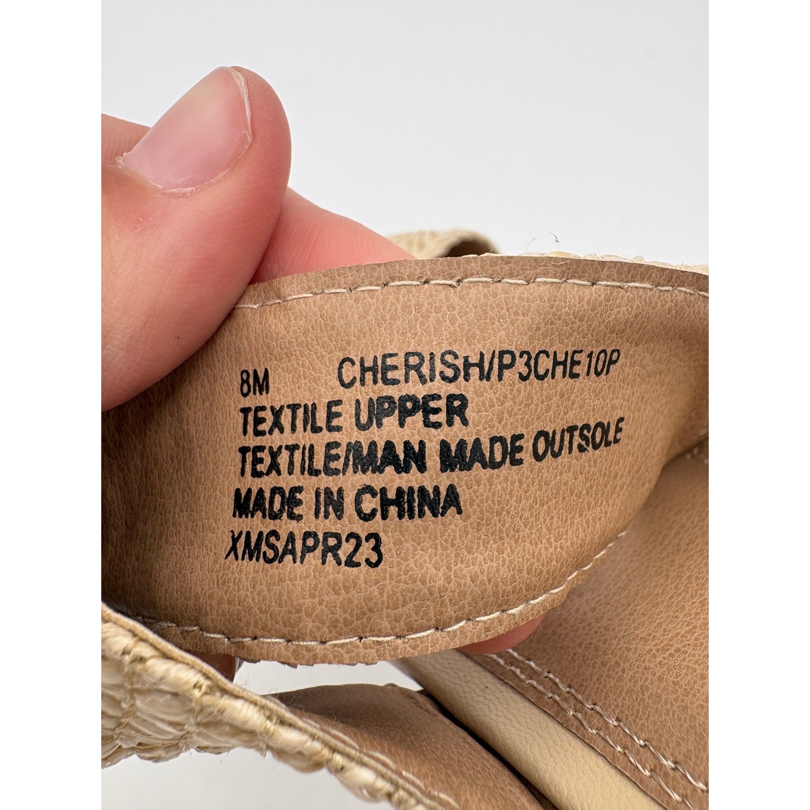 Joie Cherish Tan Woven Raffia Two Strap Slide Sandals Square Toe Womens 8M