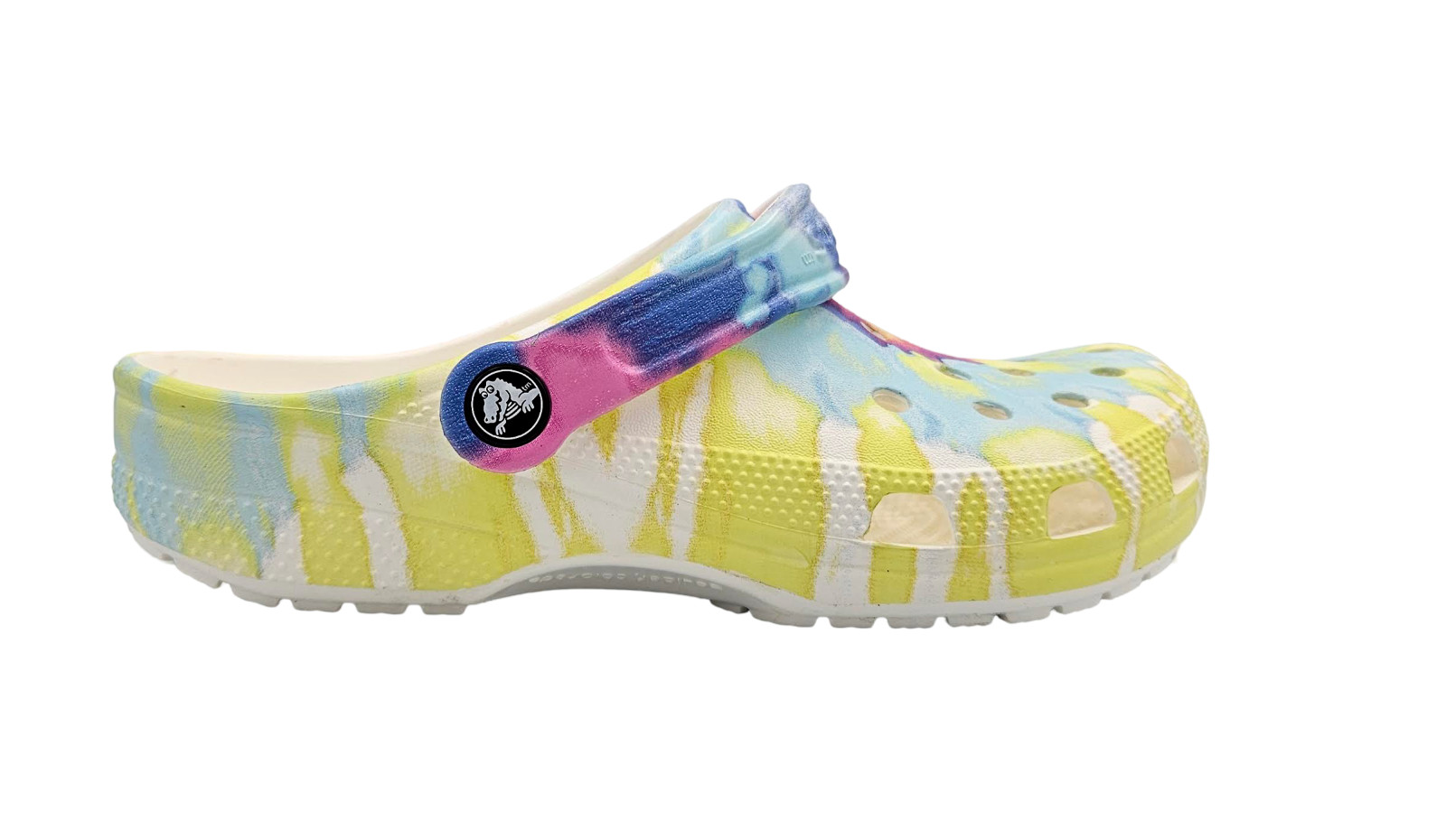 Crocs Z3414* Womens Multi Tie-Dye Graphic Classic Clogs Sandals Size 7 M