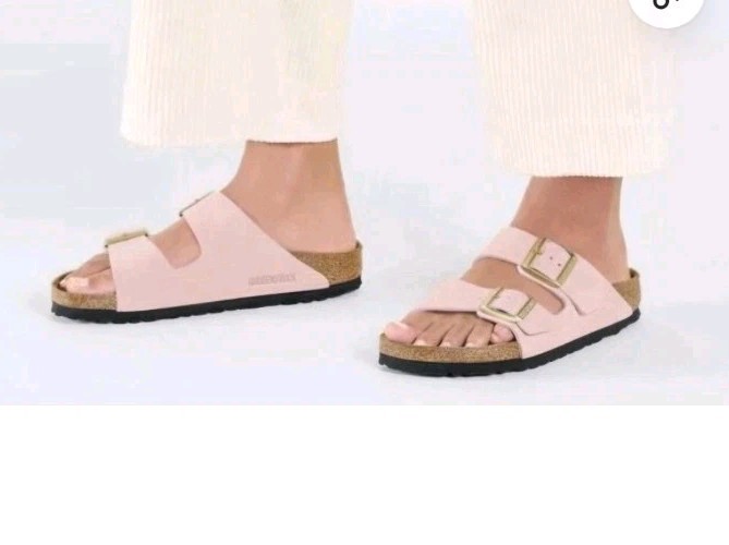 Birkenstock Arizona Bs Light Rose Suede Color Size 38 L7M5.