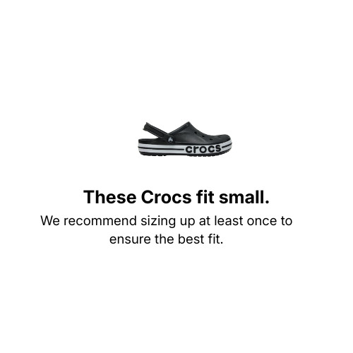 Crocs Bayaband Clog Unisex Adult Black Slip-On Lightweight Comfort