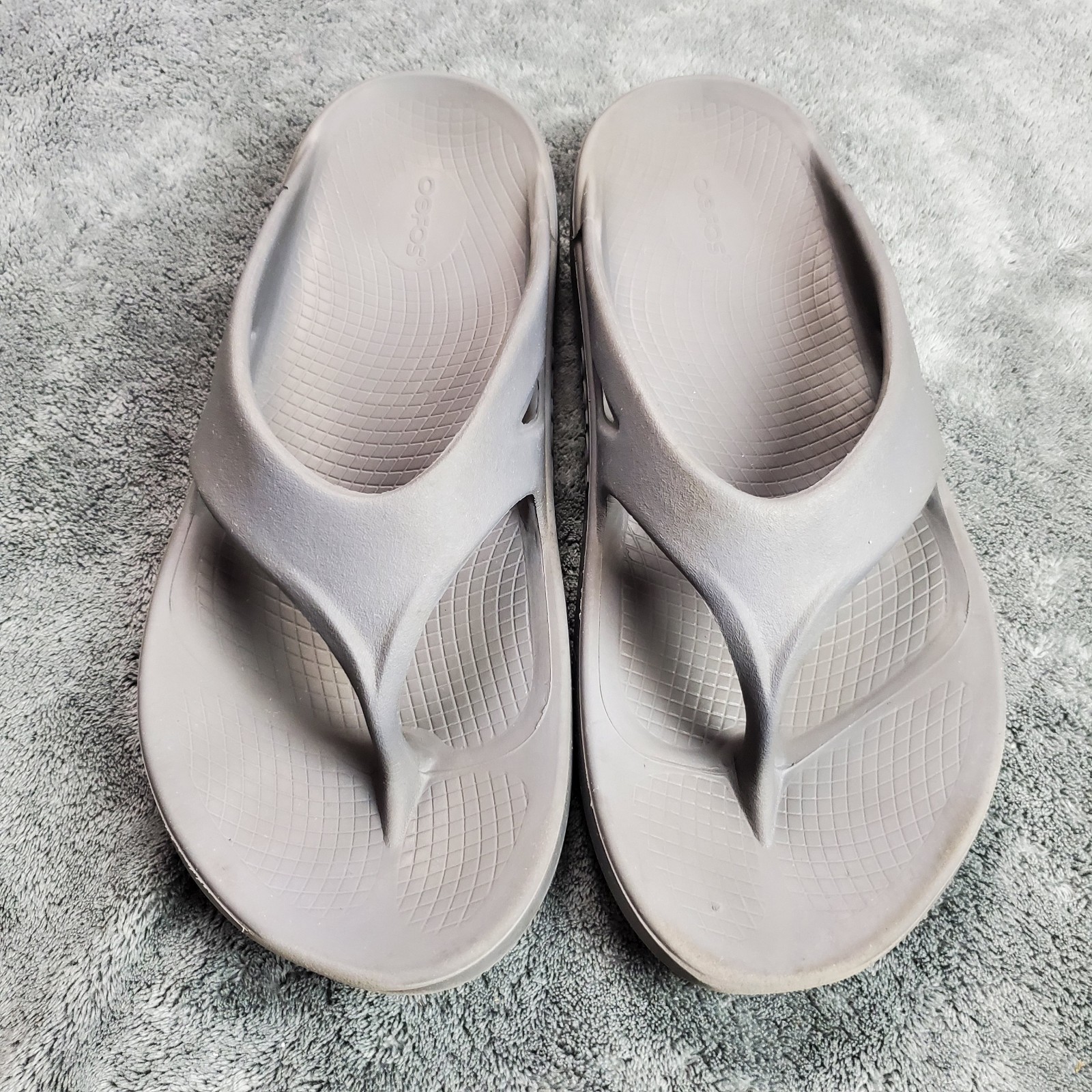 OOFOS Original Recovery Flip Flops Men’s 13 Women’s 15 Gray Comfort Thong Sandal