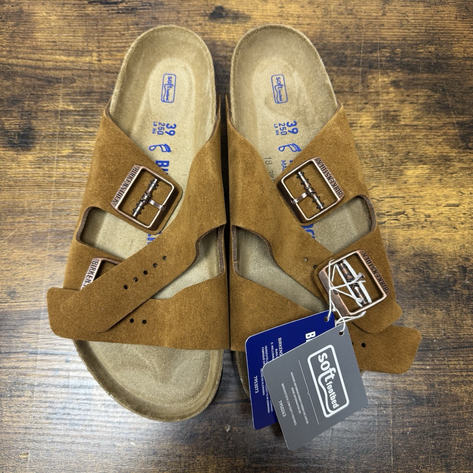 Birkenstock Arizona BS Mink Women’s Size EU 39/US 8 Soft Footbed