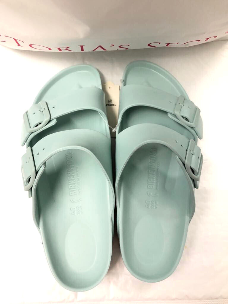 Birkenstock Arizona Essentials Sandal Slide Green EVA EU41 Women US 10-10.5 Wide