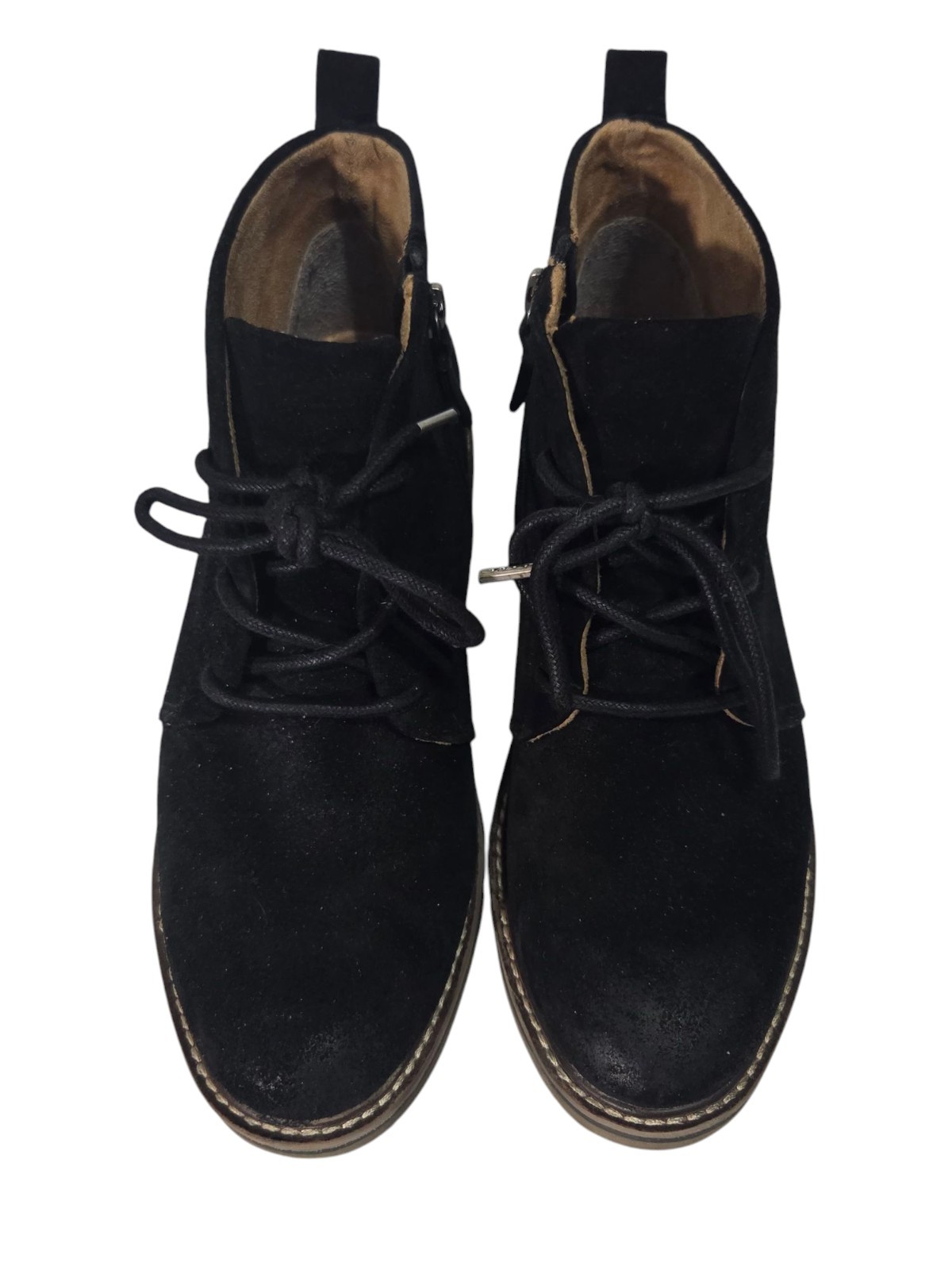 Comfortiva Boots Align Ankle Black Suede Women’s Size 7M Casual Dress Chukka