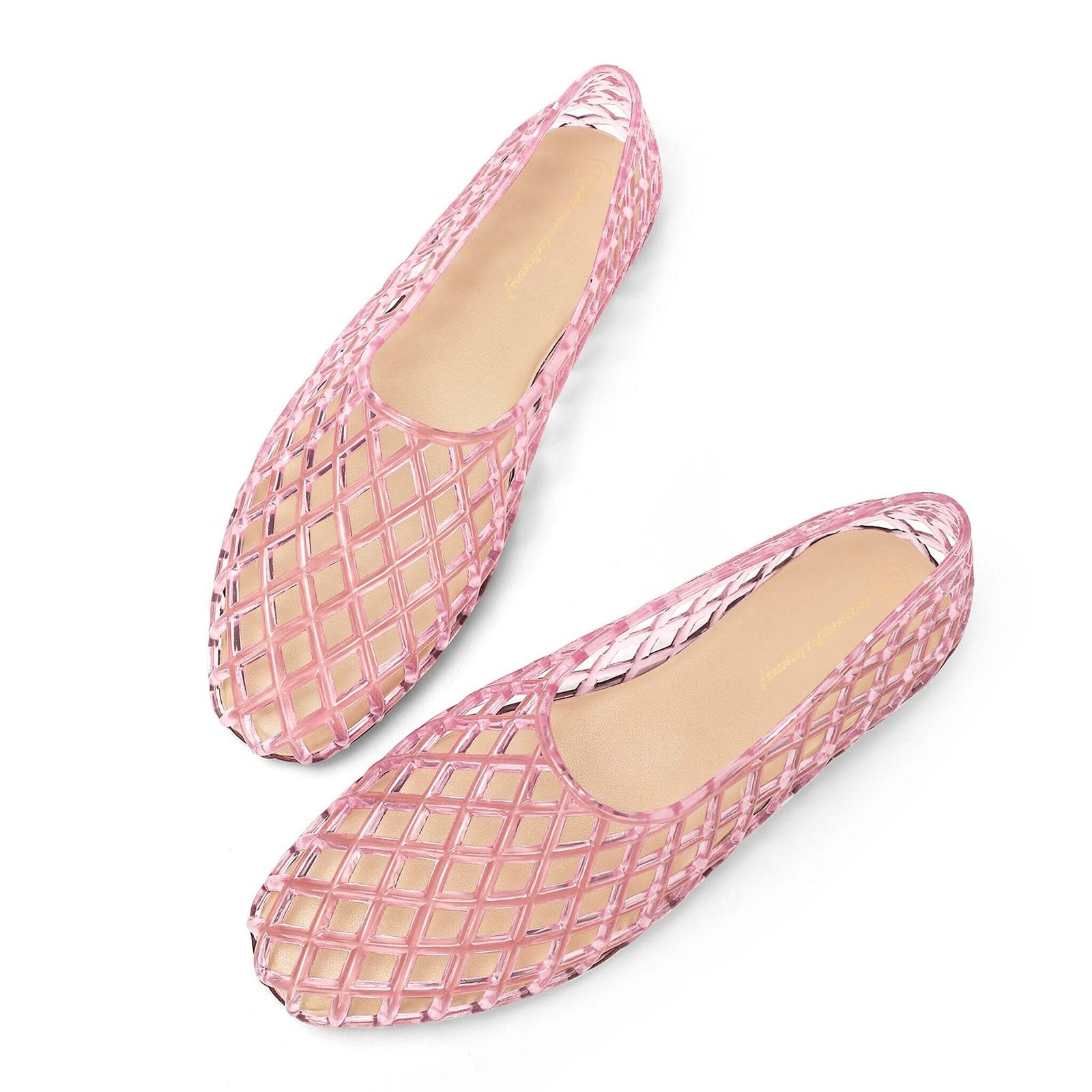 Premium Soft Jelly Mesh Flats Breathable Summer Beach Ballet Sandals