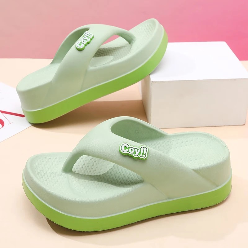 Platform Cloud Flip Flops Women Summer Wedge Sandals Thick Sole Beach Slippers