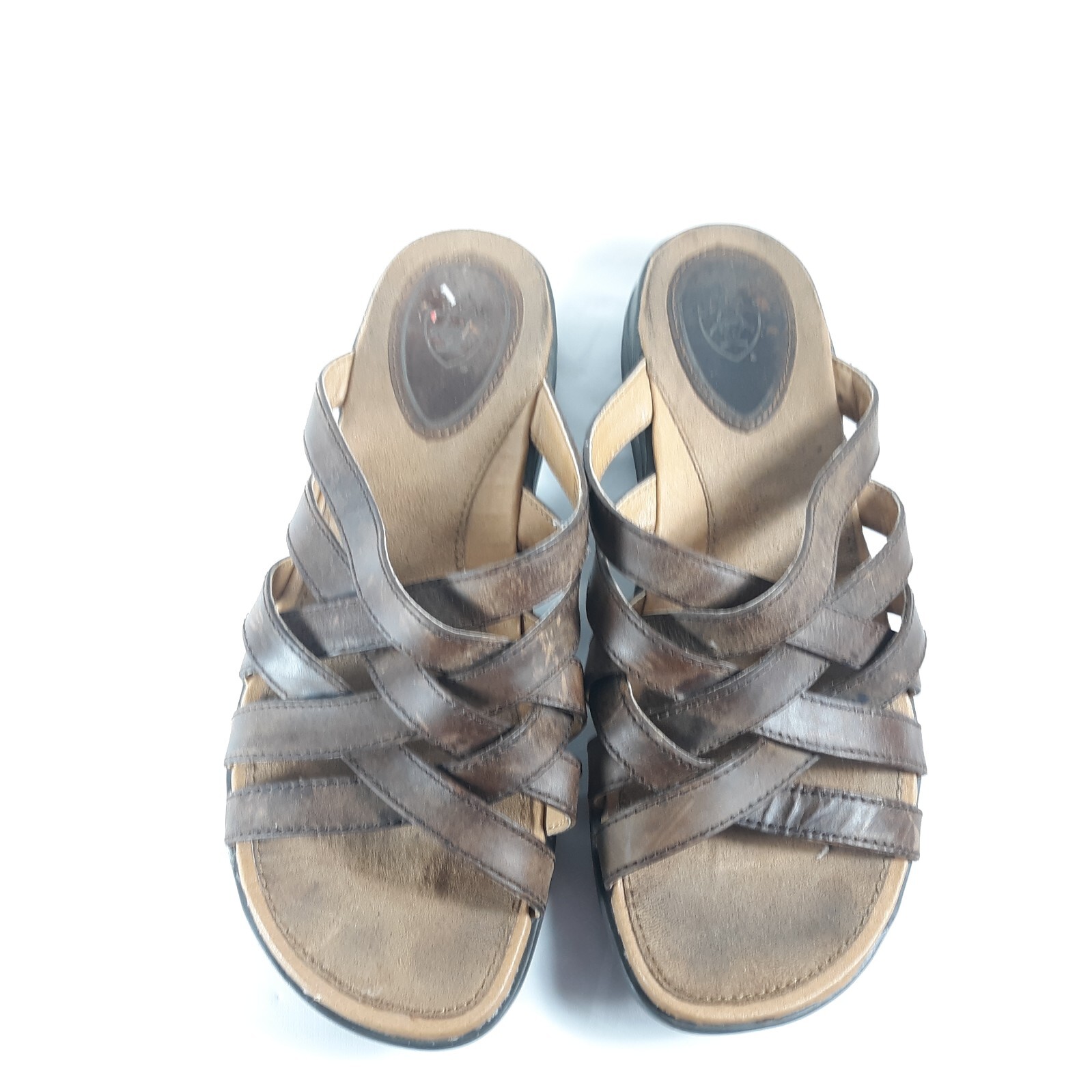 Ariat Sandals Leather Brown Size 7.5