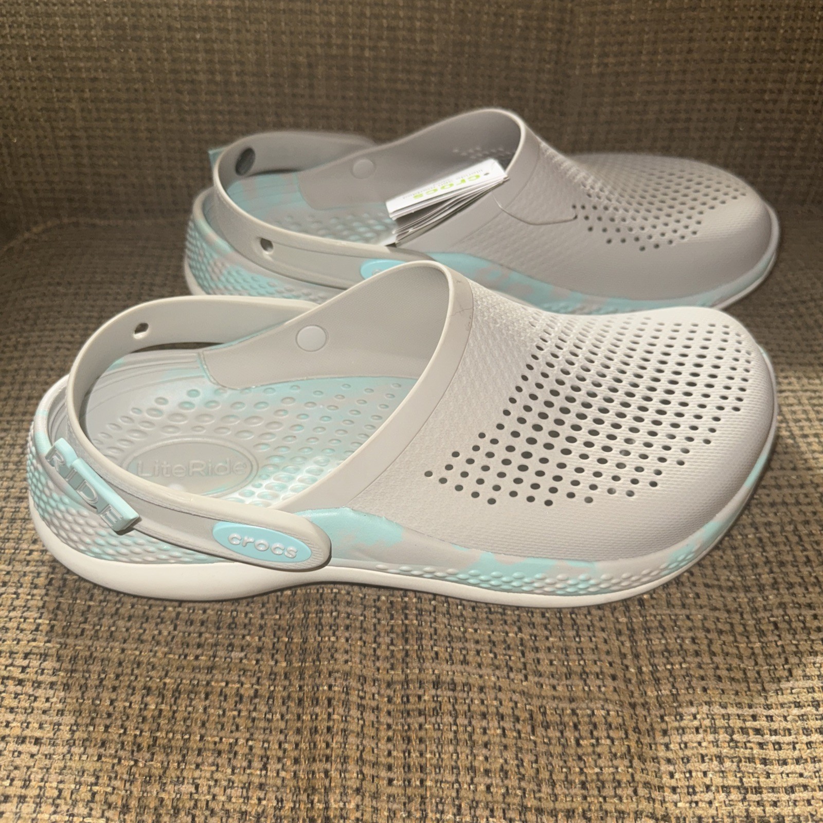 NWT Crocs LiteRide 360 Summer Clog – Beach Sandals for Men & Women gray