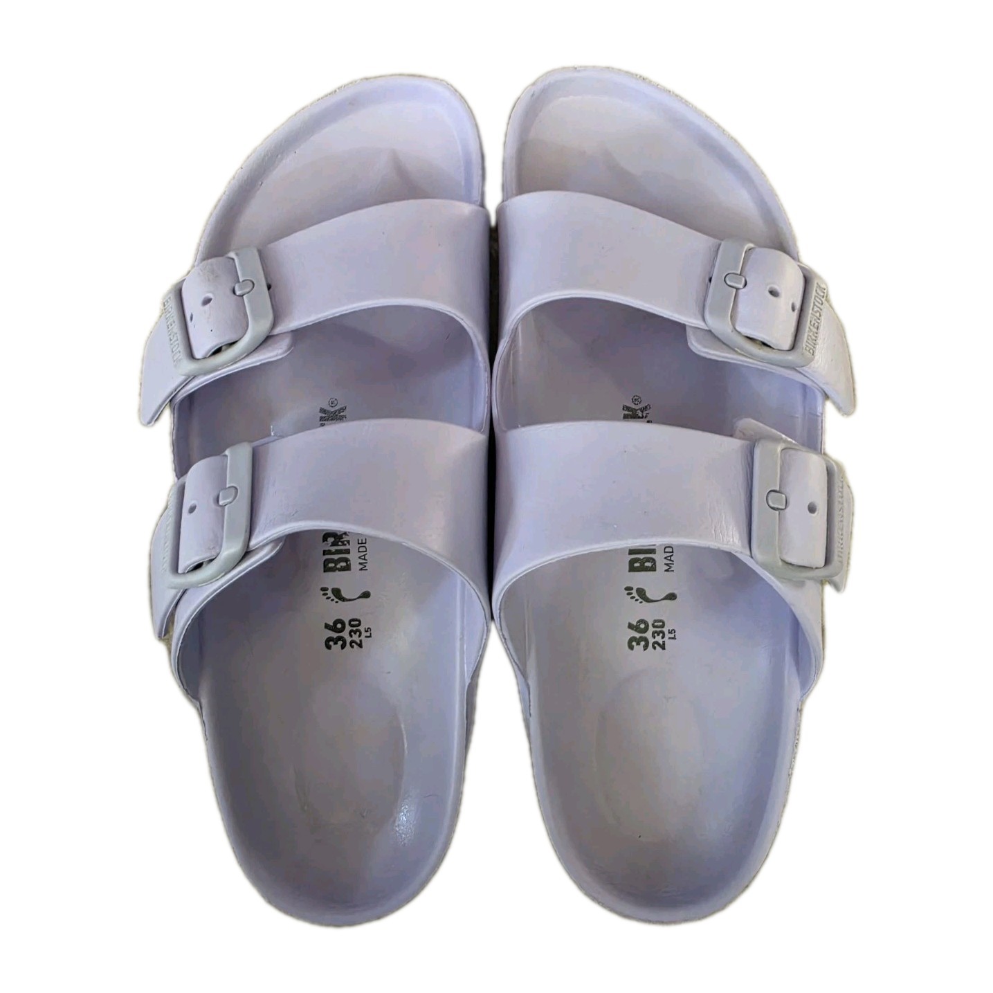 Birkenstock New with Box Arizona Purple Fog EVA Narrow Width Size:36
