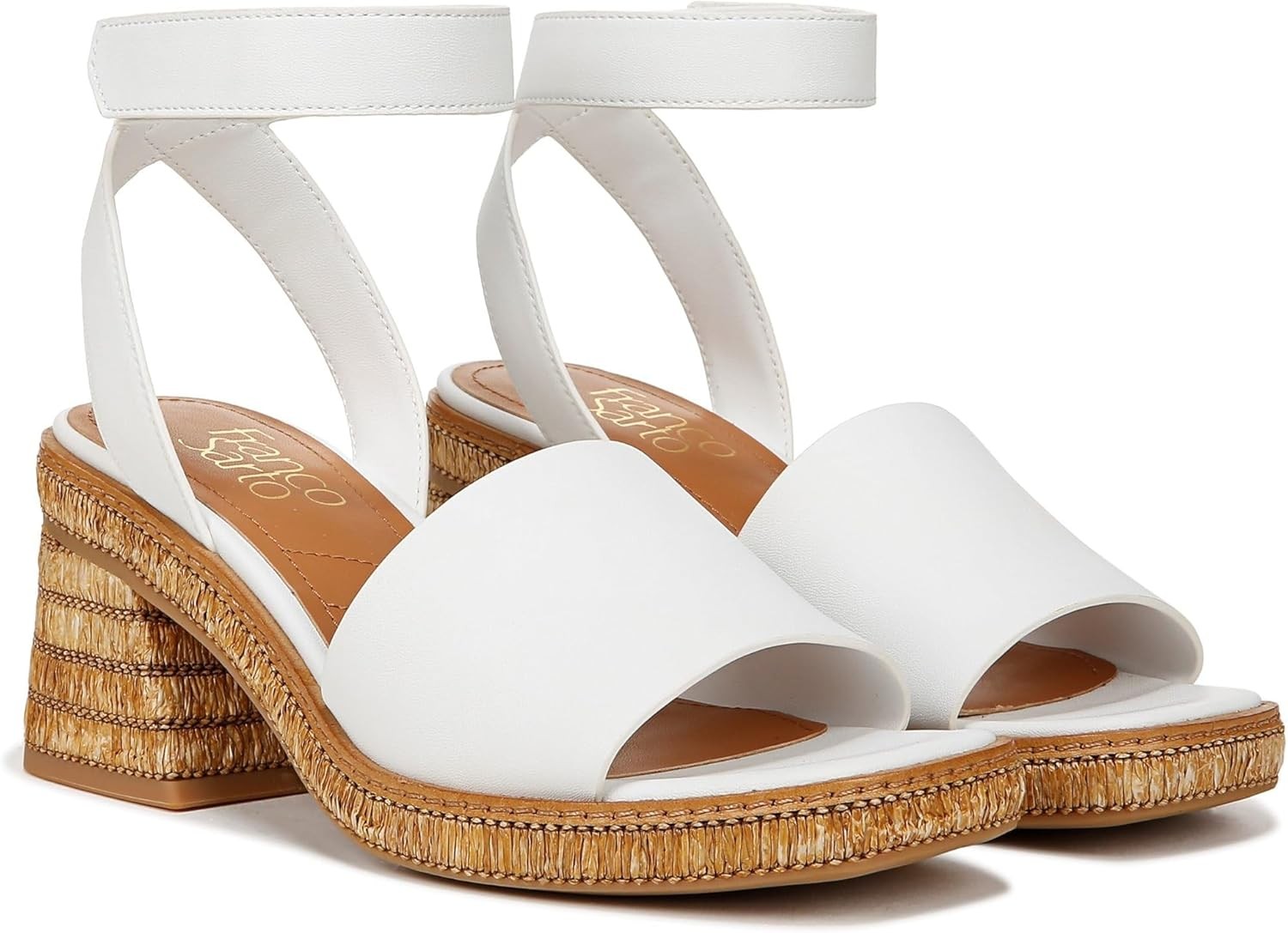 Franco Sarto Women’s Faron Ankle Strap Heeled Sandal