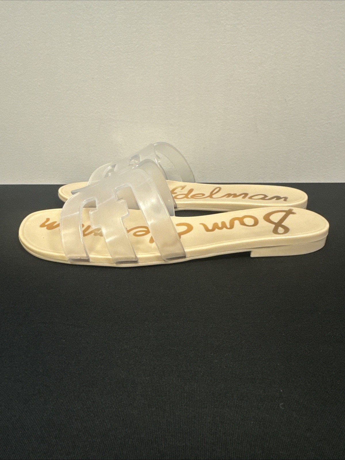 Sam Edelman Bay Jelly Clear/Sand Size 10